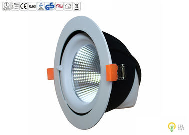 Gire 360 grados de LED exterior Downlights, 6000k negro LED Downlights