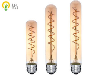 Bulbos decorativos curvados del filamento espiral LED para la luz pendiente 2200K del vintage