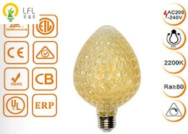 los bulbos decorativos de 40W 5000K LED con G80 calientan el filamento blanco de Dimmable