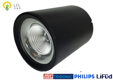 luces de techo comerciales del negro LED de 120lm/W 30W con fundición de aluminio del diámetro