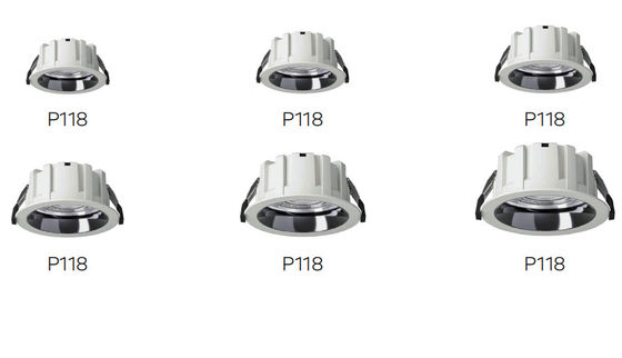 3.5 pulgadas de luz LED apagable Ultra delgado 3000K Blanco cálido luces de techo encasillado para la escuela de hotel Airpot 15W 2000LM
