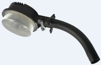Iluminación exterior extendida de aluminio LED instalada con sensor de microondas y célula fotográfica